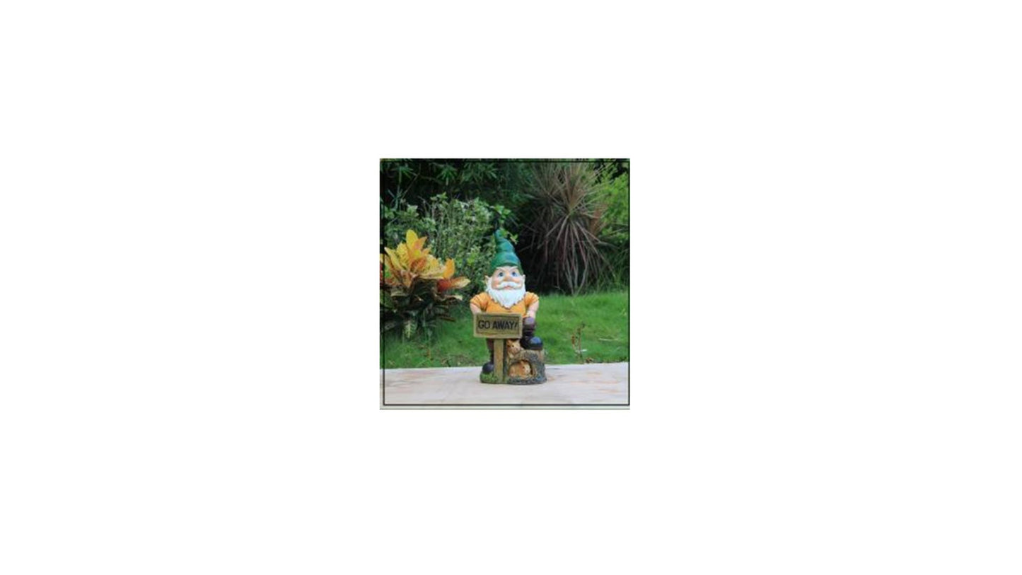Dwarf Welcome Sign 20.5*15.5*42CM ( to change photo)