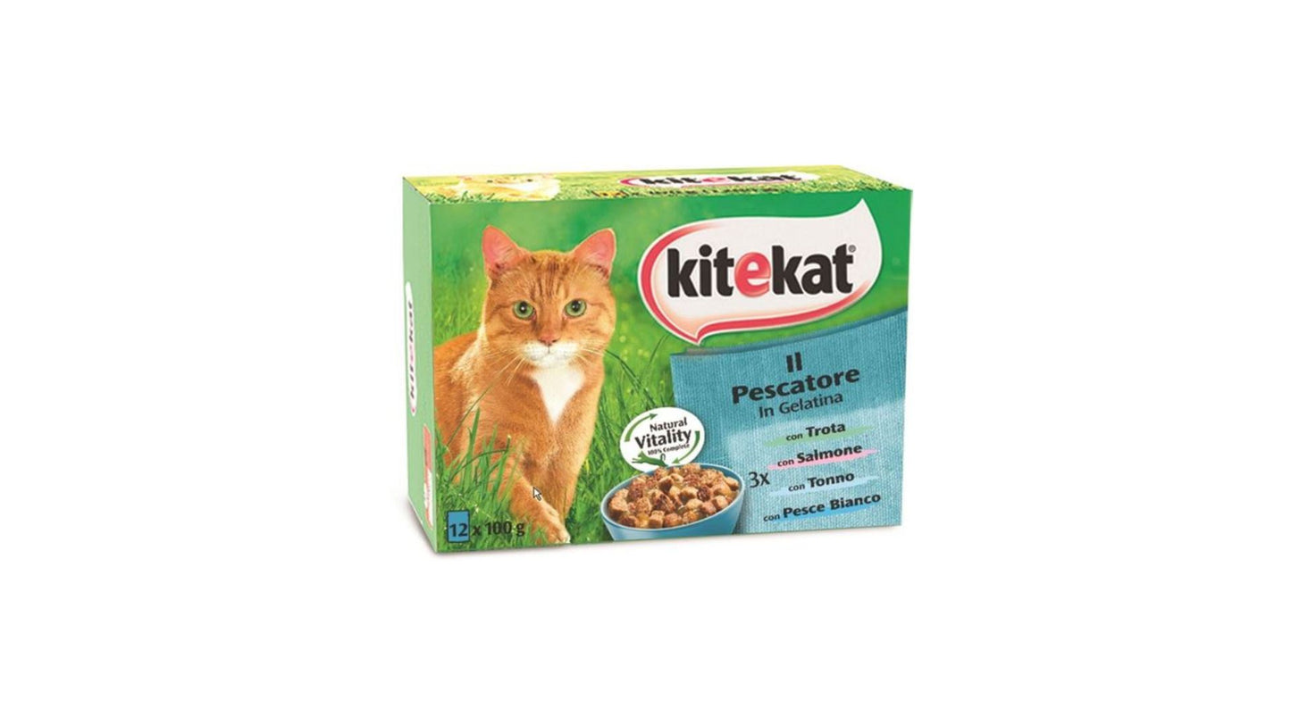 Kitekat il Pescatore Salmon, Cod and White Fish x 12