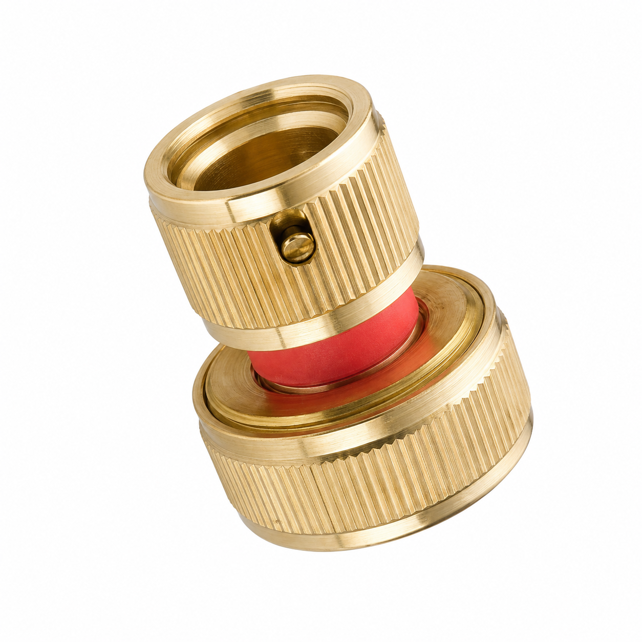 Uniflex 3/4" Brass Aquastop Hose Connector – Heavy-Duty Leak-Free Fitting (801312)