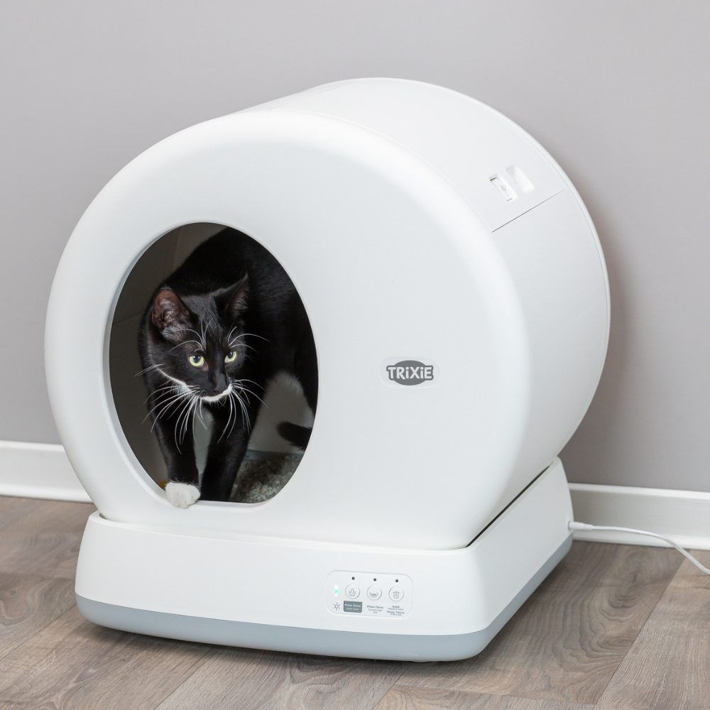 Trixie Smart Self-Cleaning Cat Toilet 53×55.5×52 cm – White (WIFI)