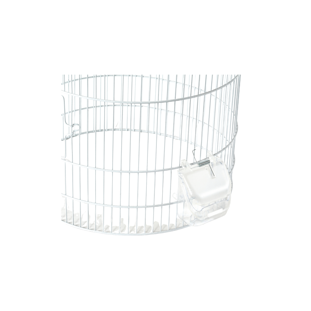 MANGIATOIA EXT CW COV & SPRI. M041 – External Bird Feeder | Covered Feeder with Spring Mechanism