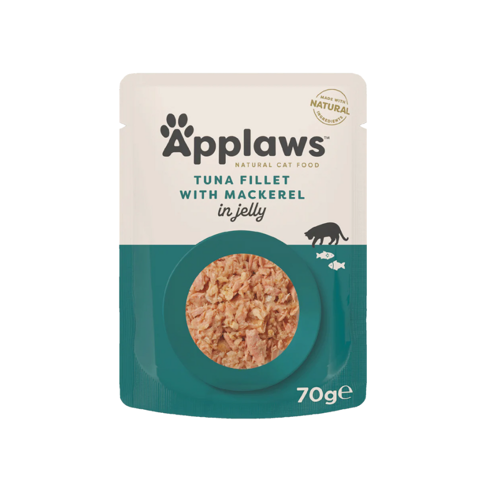 Applaws Tuna in Jelly Cat Food Pouches – 70 g (Various Flavours)