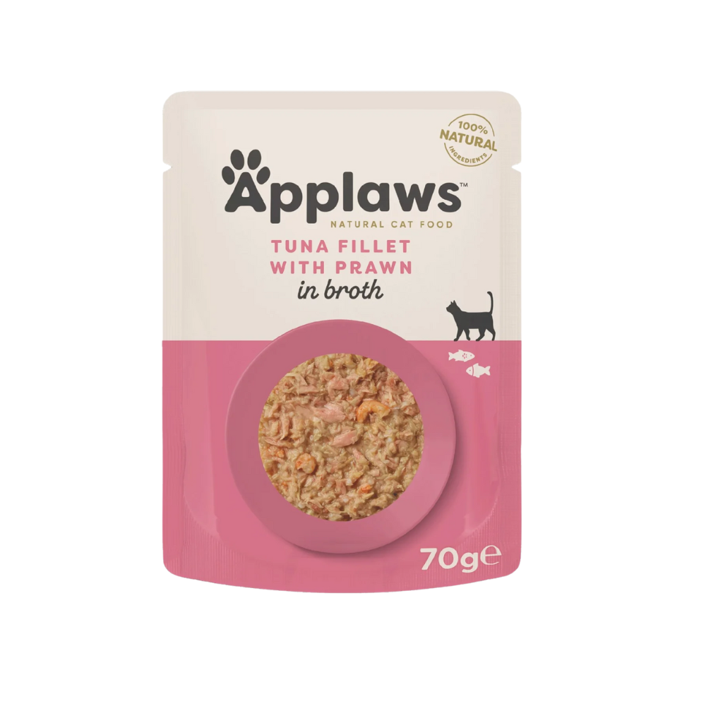 Applaws Tuna in Broth Cat Food Pouches – 70 g (Various Flavours)