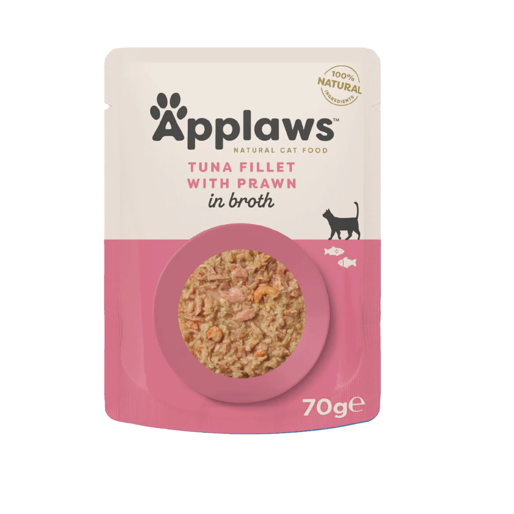 Applaws Tuna in Broth Cat Food Pouches – 70 g (Various Flavours)