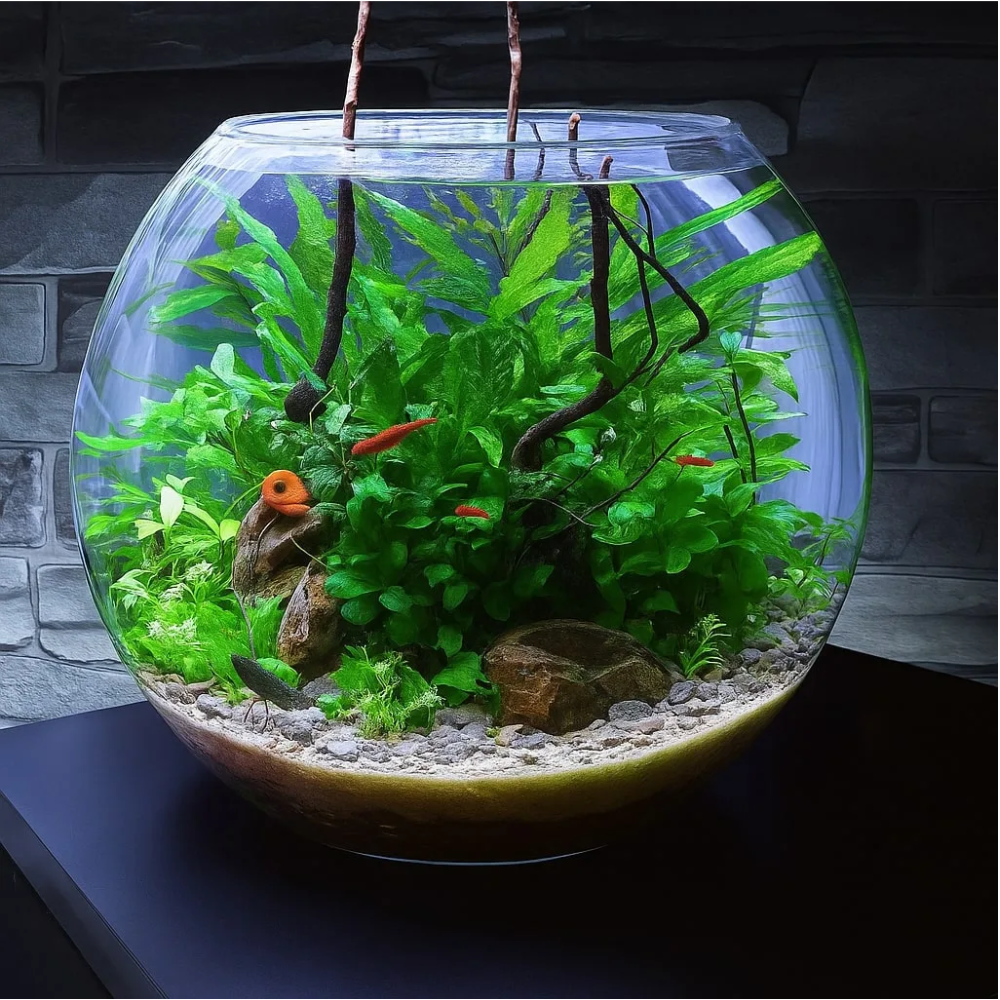 Domus Molinari Boccia Vetro Glass Bowl Aquarium for Aquascape or Shrimp