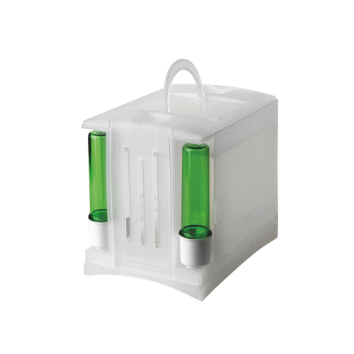 TRASPORTINO SECOND 16×11.7×14.6H – Small Pet Carrier | Portable Travel Box for Birds & Rodents