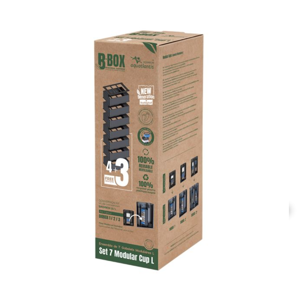 Aquatlantis Modular Cups (B-BOX) – Sizes S / M / L (Set of 5 or 7 pieces)