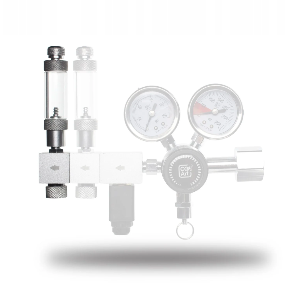 CO2Art Pro-Elite Manifold Block – Multi-Outlet CO₂ Distribution for Aquarium Systems