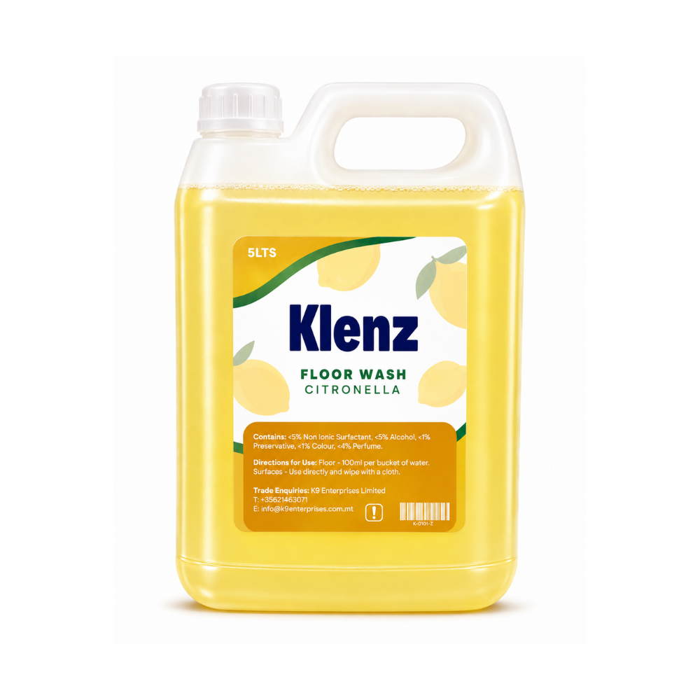 Klenz Citronella Floor Cleaner 5L Bulk Pack