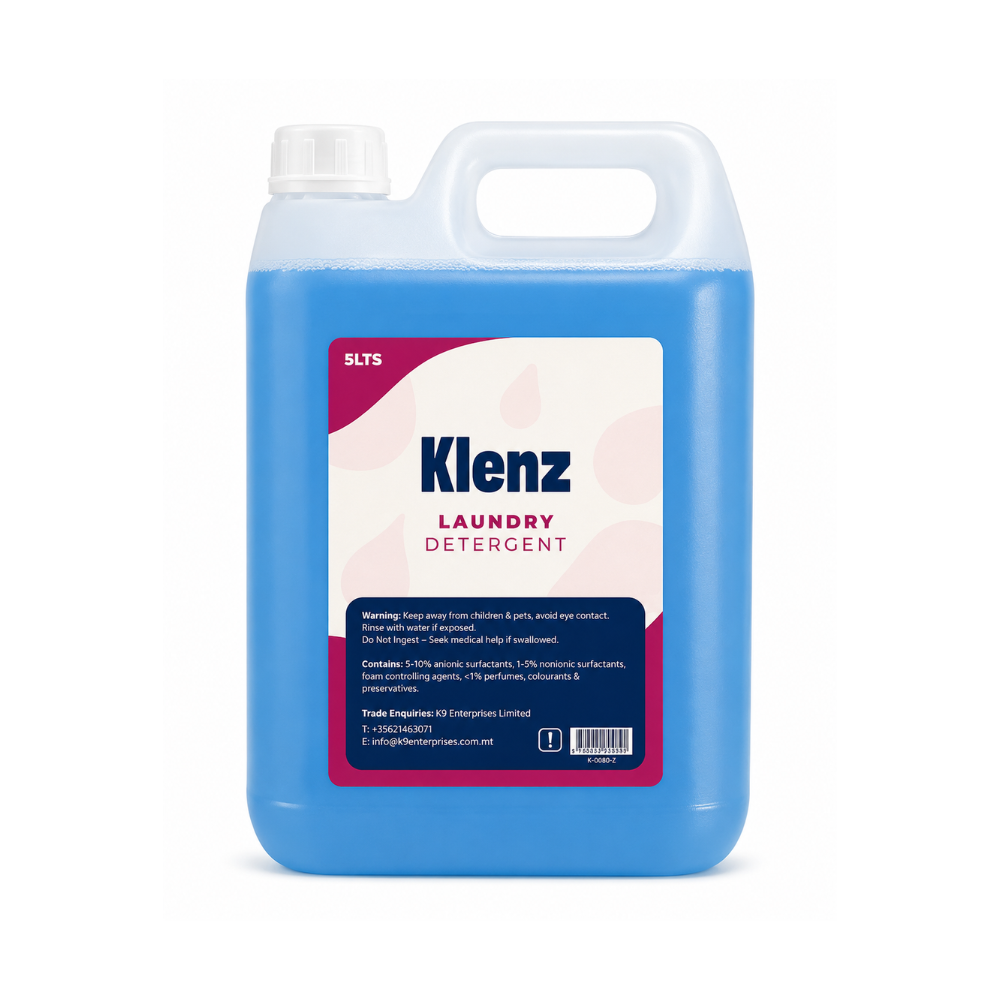 Klenz Liquid Laundry Detergent (Blue) — 5L Bulk Pack