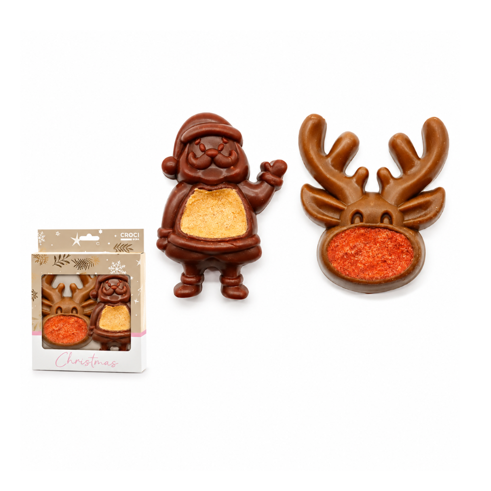 Croci Christmas Dog Treats – 2-Piece Festive Snack Set (Clearance Pack)