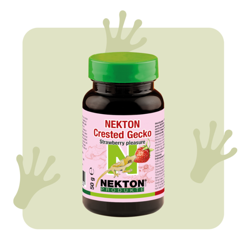 NEKTON Crested Gecko with Strawberry 100g | Complete Gecko Diet