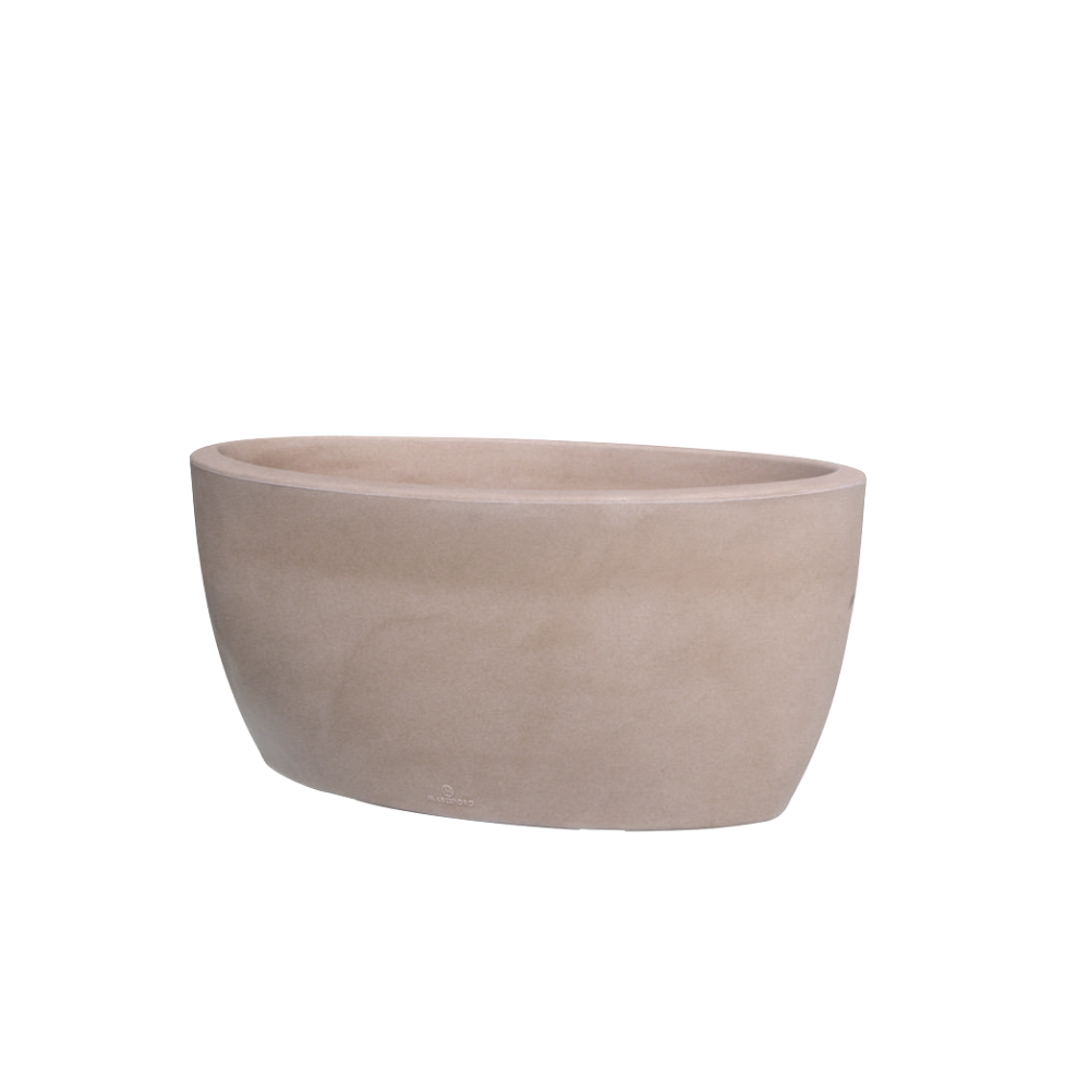 Marchioro Ginza 60 Planter – 60 cm Diameter, Havana Finish
