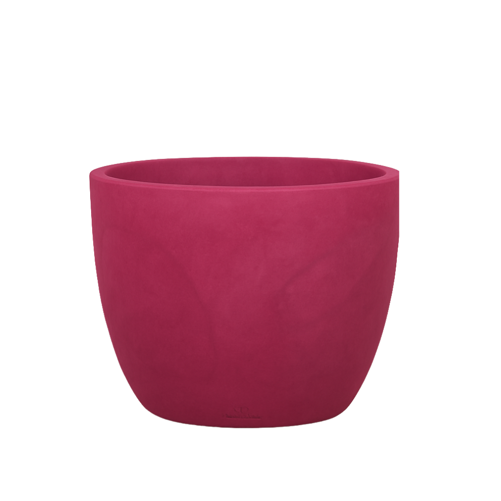 Marchioro Kanto 40 Planter – 40 cm Diameter, Fucsia Finish