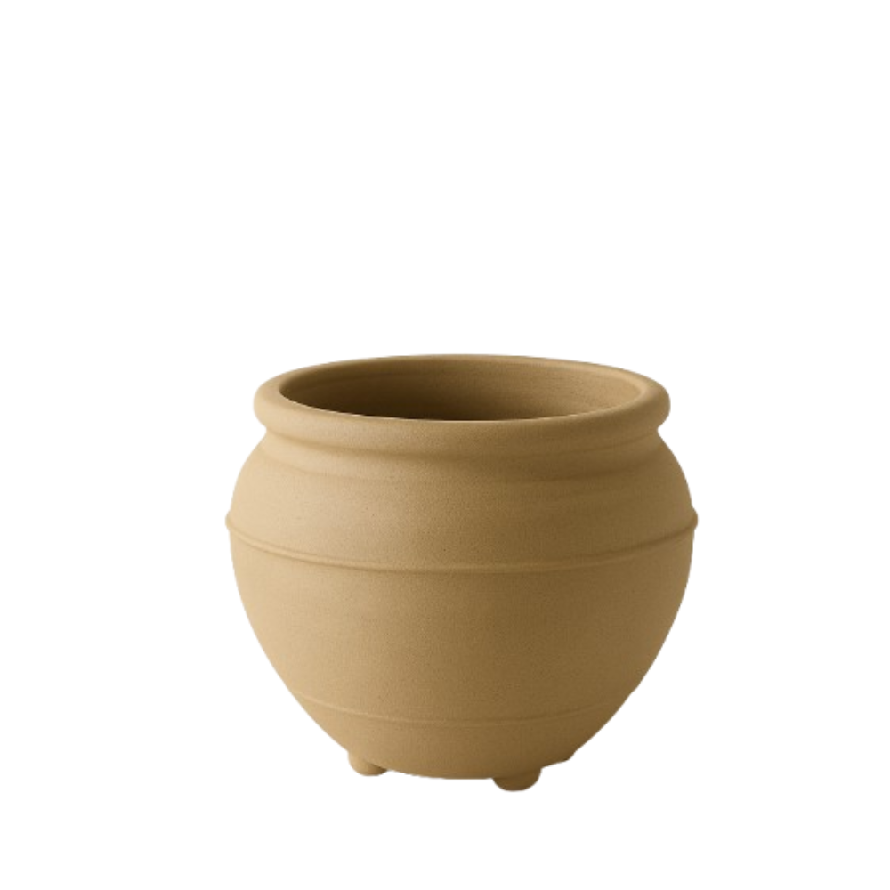 Marchioro Carmen 40 Planter – 40 cm Diameter, Havana Finish
