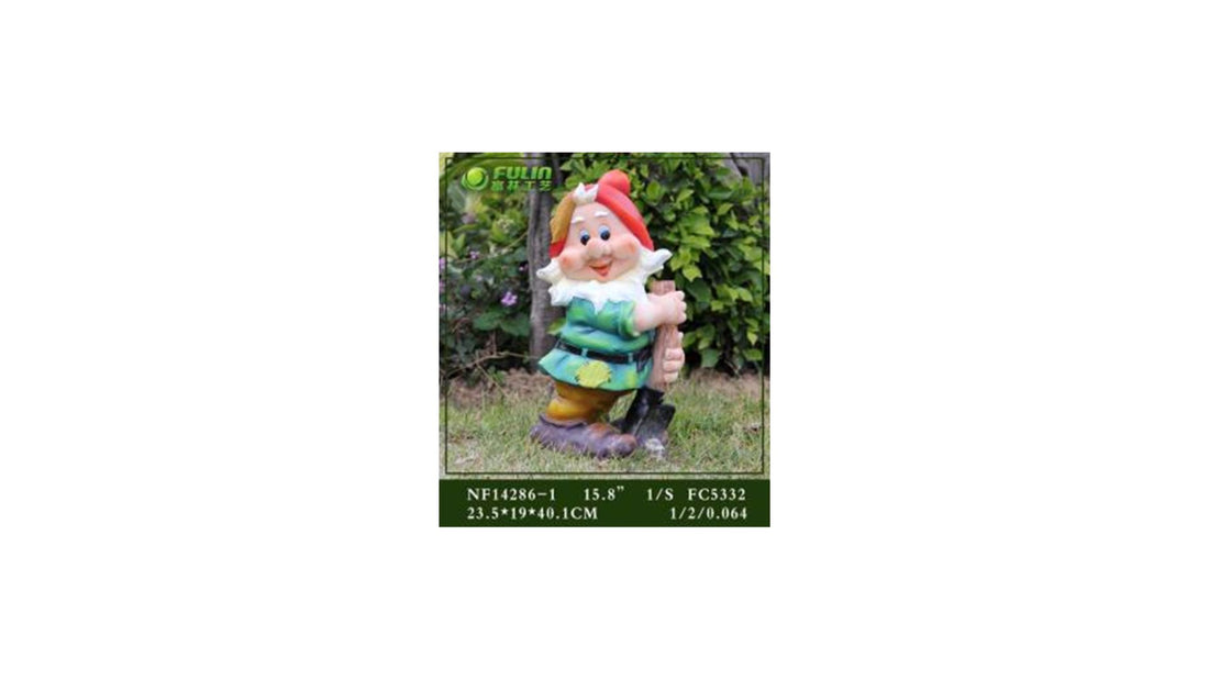 Dwarf with Spade 23.5*19*40.1cm ( to change photo )