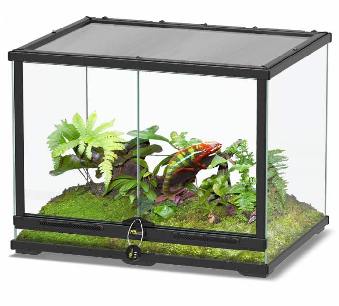 Terrarium 2V 60x45x45 Black