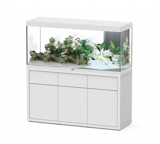 Aquarium Sublime 150x50 Gloss White + Canister Filter