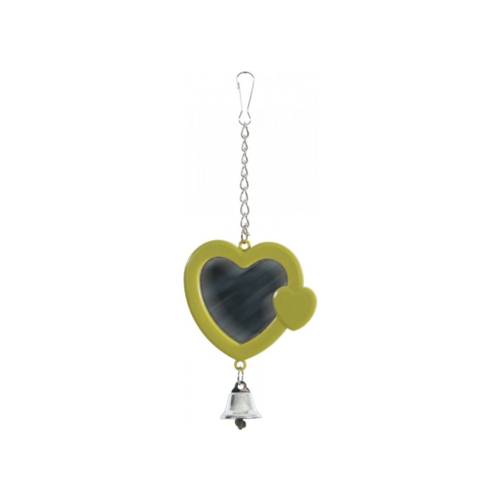 Bird Toy Mirror Heart