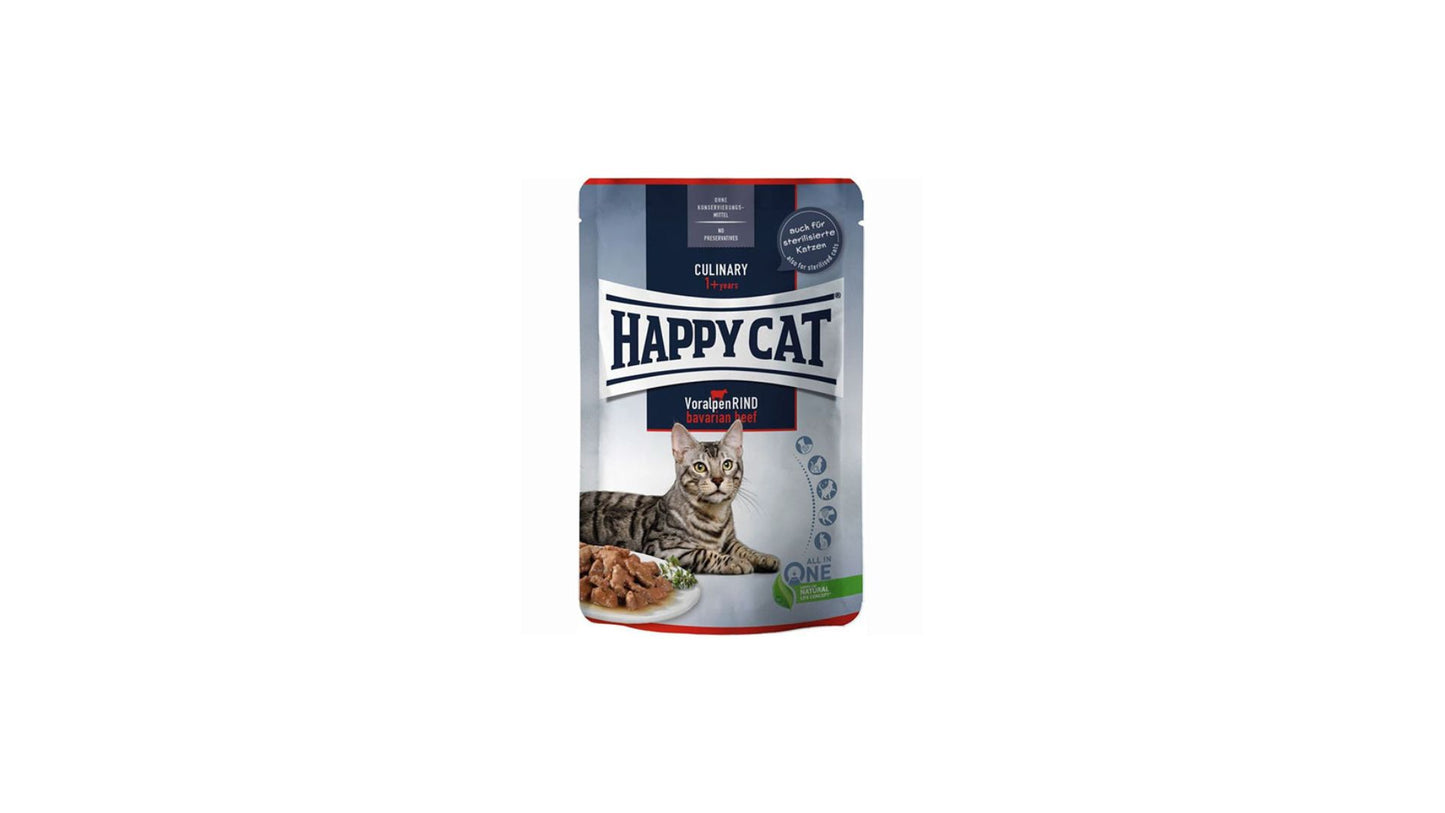 Happy Cat Pouch Bavarian Beef