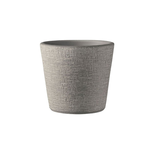 Pot Piran Texture 16cm Grey