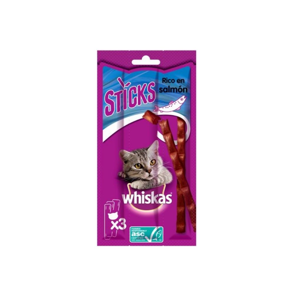 Whiskas Sticks Salmon x3