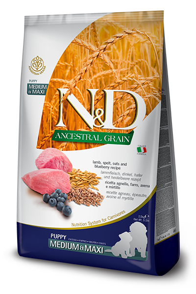 N&D Ancestral Grain Medium & Maxi Puppy Food