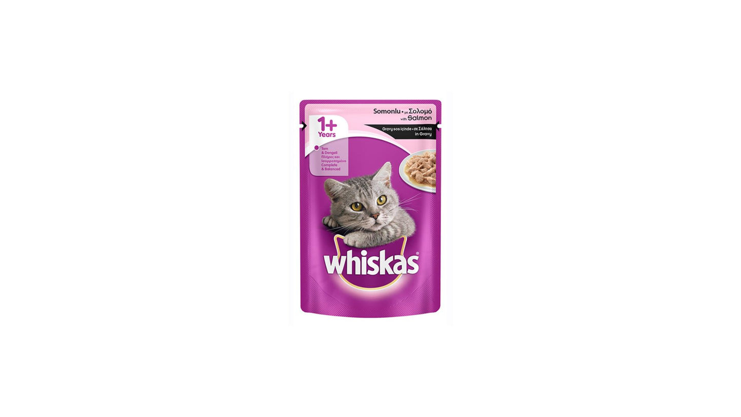 Whiskas Pouch Adult Salmon