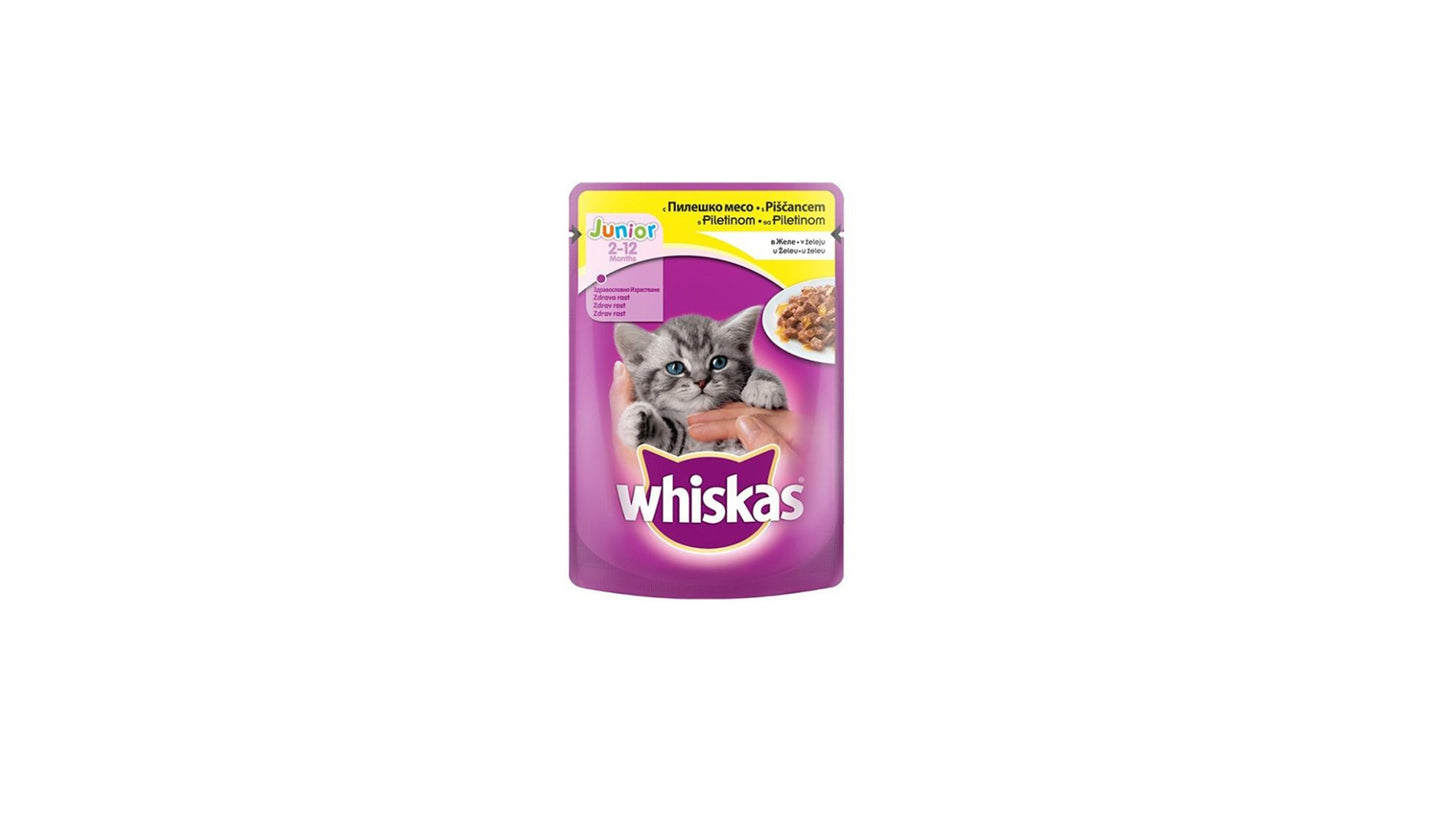 Whiskas Pouch Junior Poultry