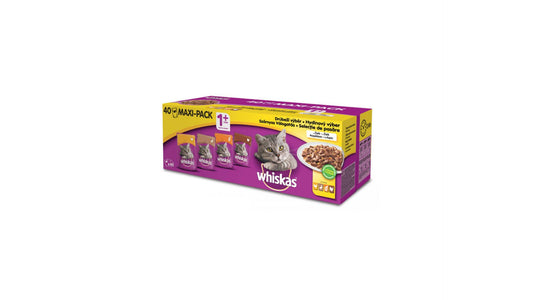 Whiskas Pouch Muliti Pack Poultry in Jelly x40