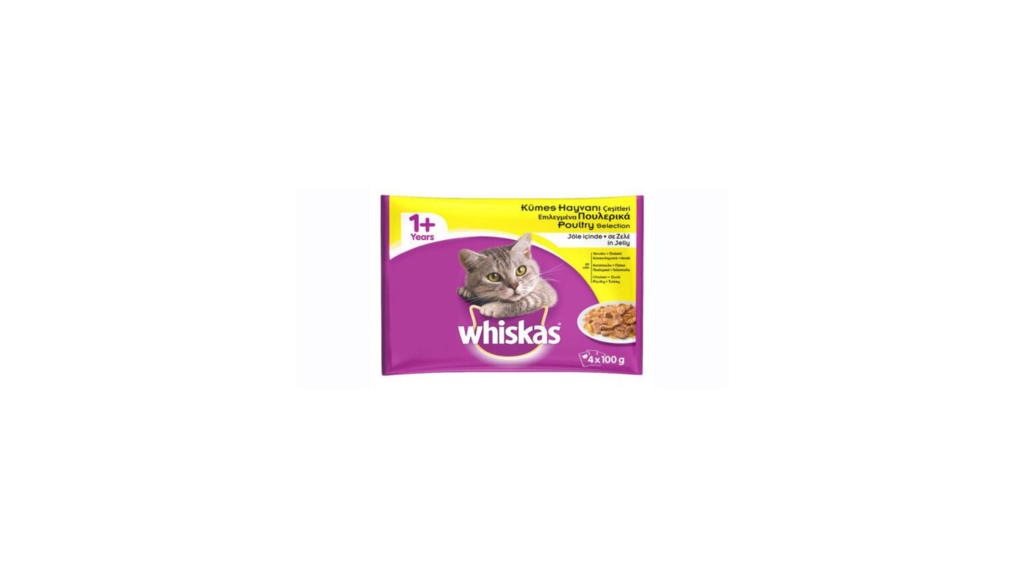 Whiskas Cat Pouch Chicken in Jelly x4