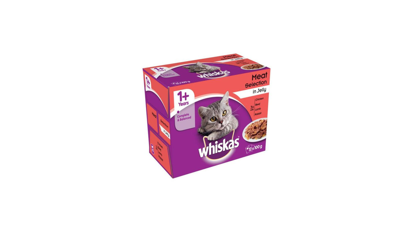 Whiskas Pouch Meaty Selection x12