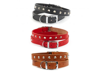 Leather Studded Collar