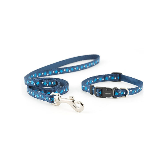 Stars Small Bite Collar & Lead Set