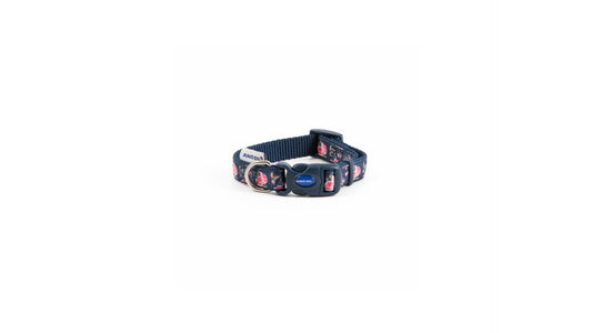 Fashion Collar Navy Rose