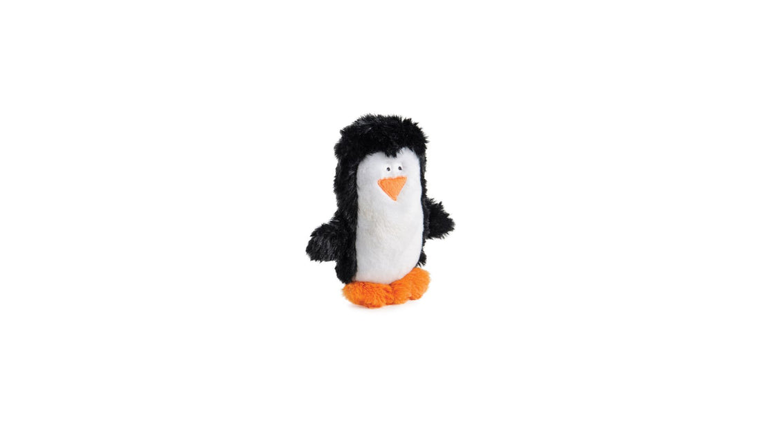 Small Bite Plush Penguin (Squeaking)