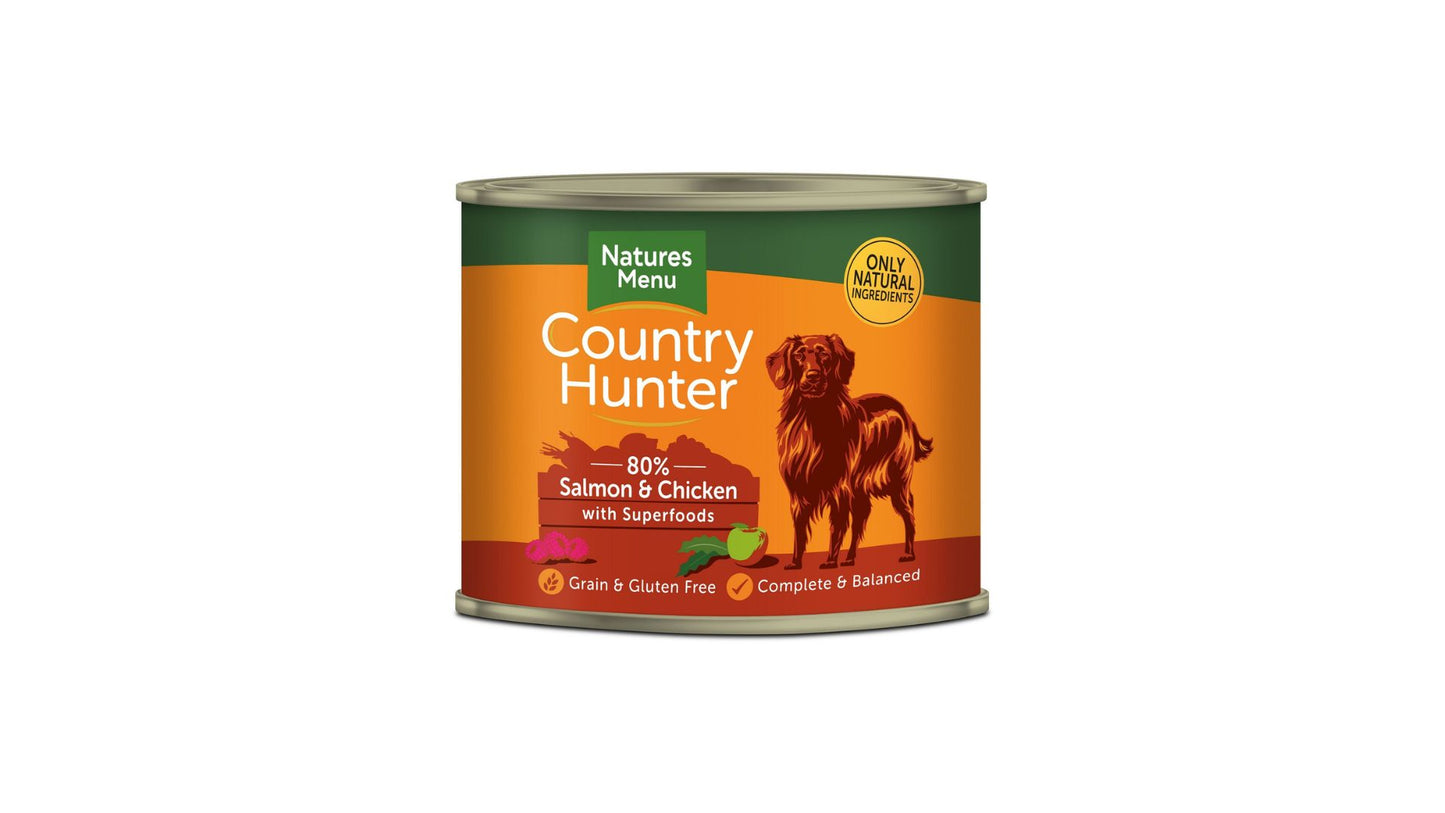 Country Hunter with Salmon & Chicken