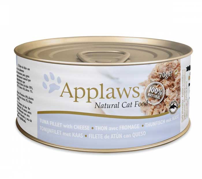 Applaws Cat Tin Tuna Fillet with Cheese