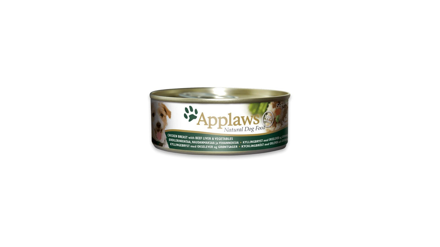 Applaws Dog  Tin Chicken with Beef, Liver & Veg