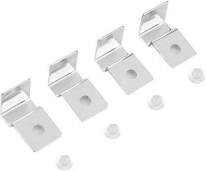 Stainless Steel Fish Tank Cover Brackets – Set of 4