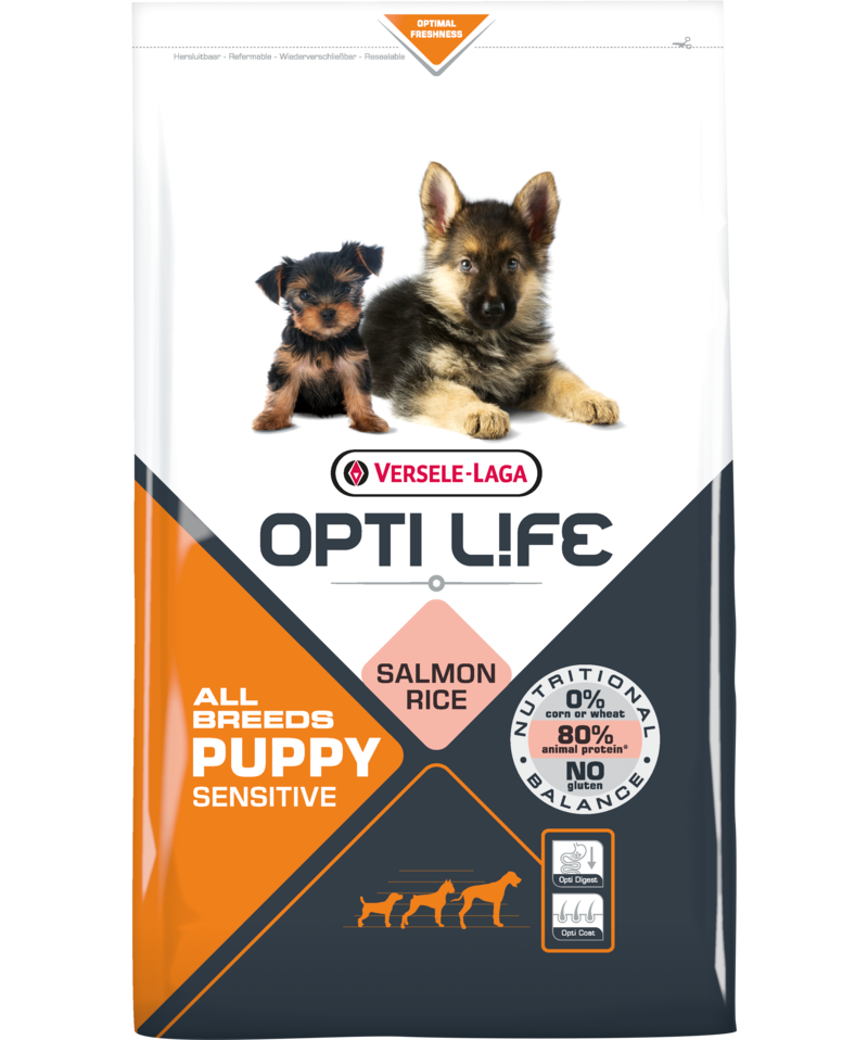 Opti Life Puppy All Breed Sensitive (Salmon)