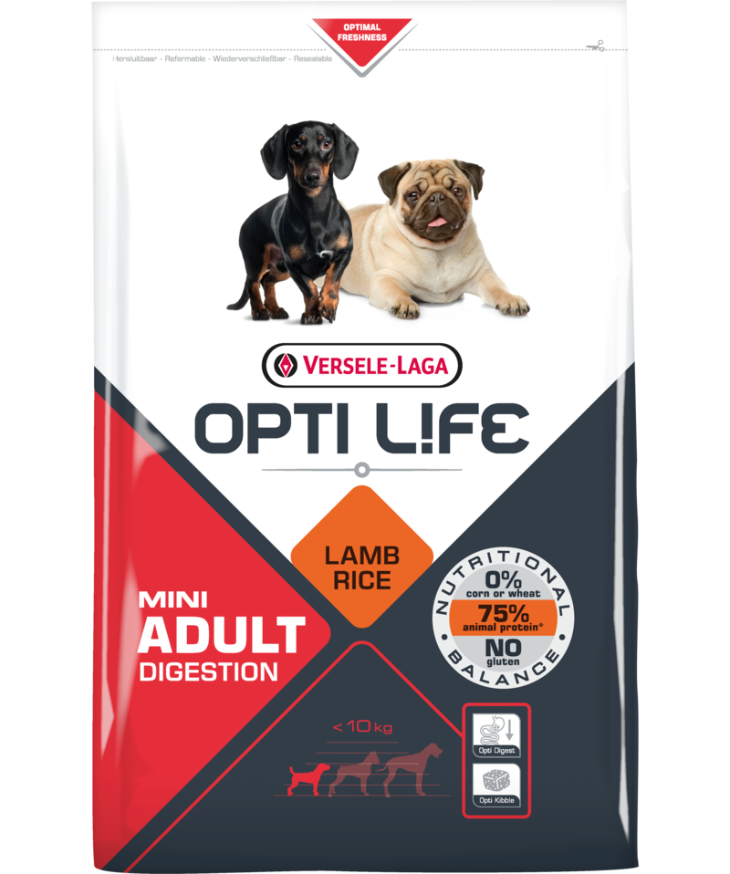 Opti Life Adult Mini Digestion (Lamb)