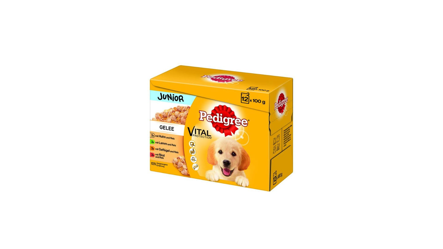 Pedigree Dog Pouch Junior in Jelly x12