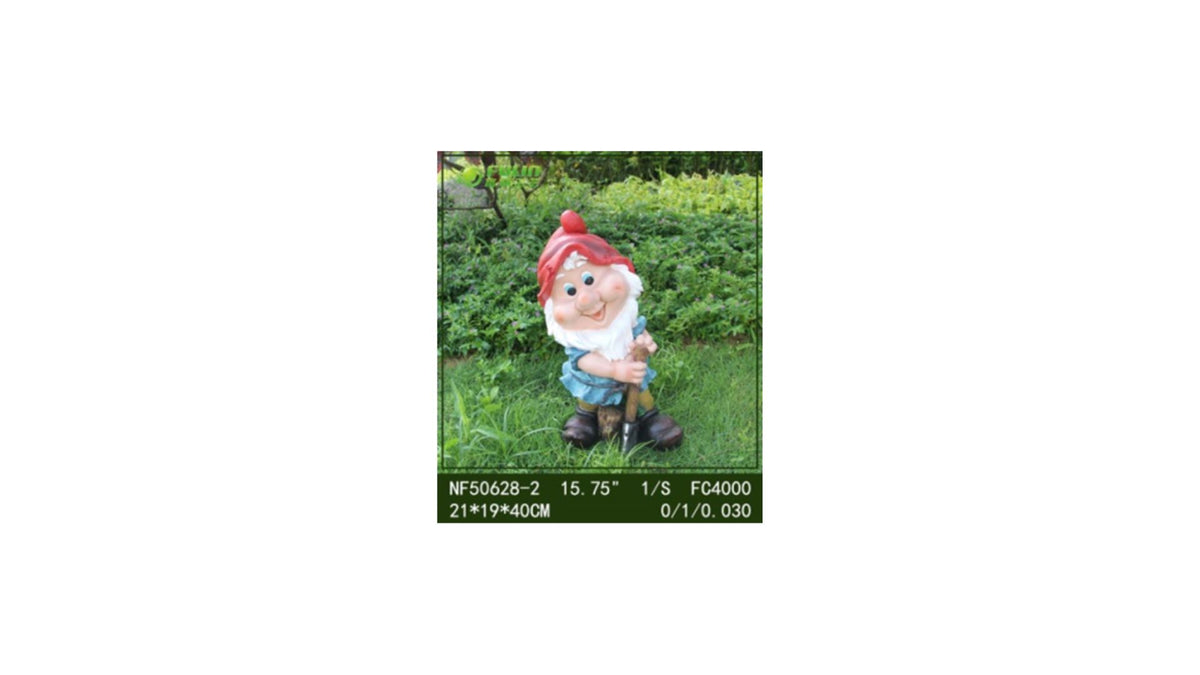 Dwarf with Spade 21*19*40cm ( to post new photo )