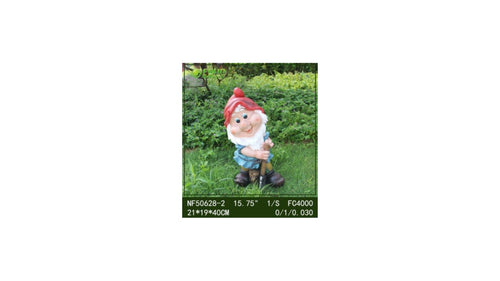 Dwarf with Spade 21*19*40cm ( to post new photo )