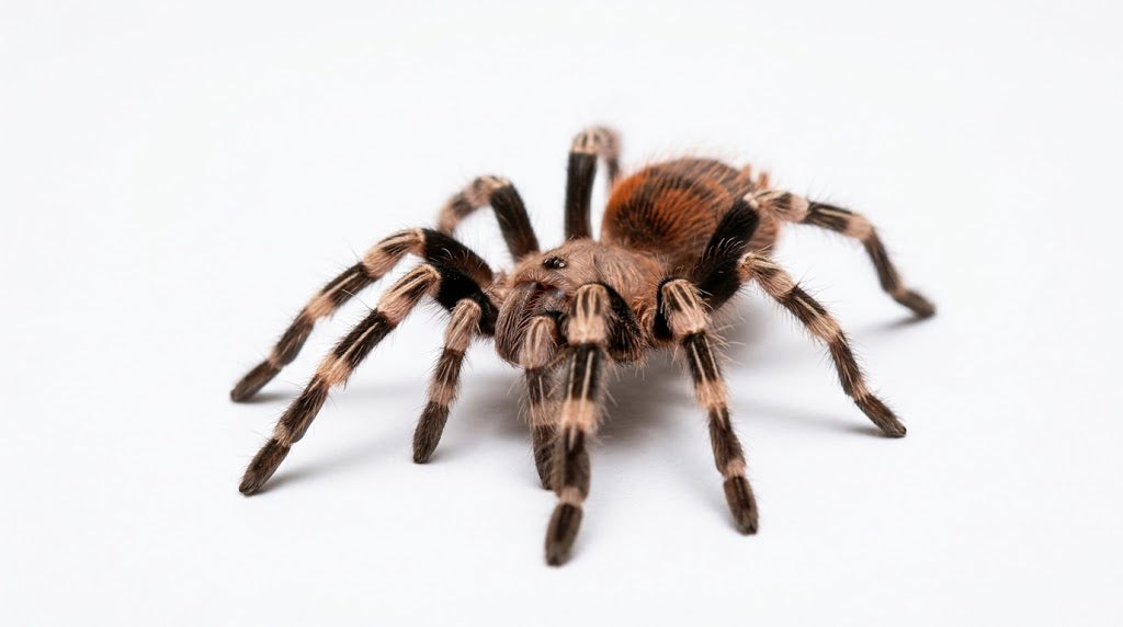 Brazilian Red and White Tarantula (Nhandu chromatus) Sling – 2cm