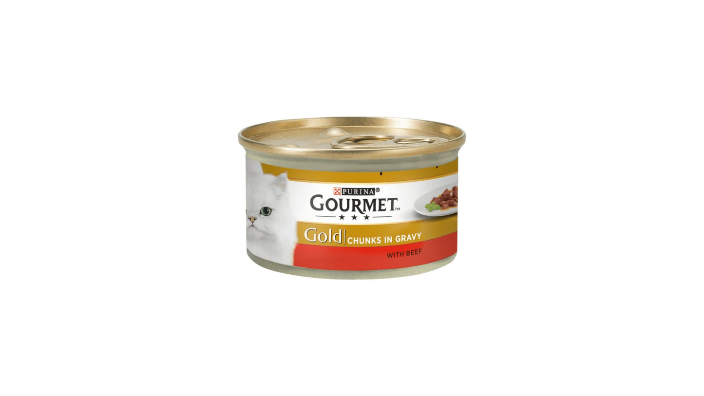 Gourmet Gold Chunks in Gravy with Beef