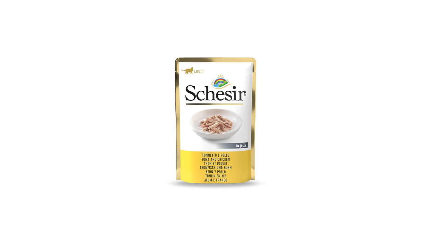 Schesir Cat Pouch Tuna & Chicken in Jelly