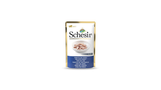 Schesir Cat Pouch Tuna with Seabass in Jellu