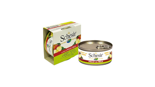 Schesir Dog Tin Chicken with Apple in Jelly